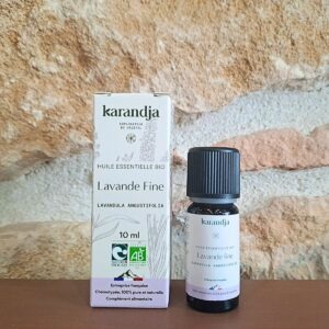 Huile essentielle de lavande fine bio, flacon de 10ml