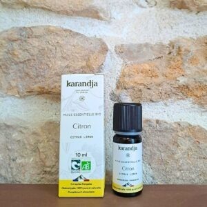 Huile essentielle de citron bio, flacon de 10ml