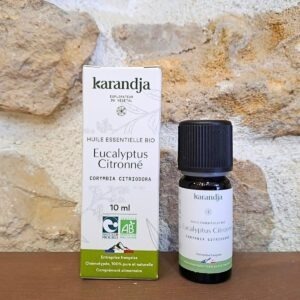 Huile essentielle d'eucalyptus citronné, flacon de 10ml