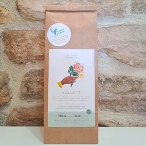 Tisane Volupté en collaboration avec Virginie Lascension, sachet de 100g.